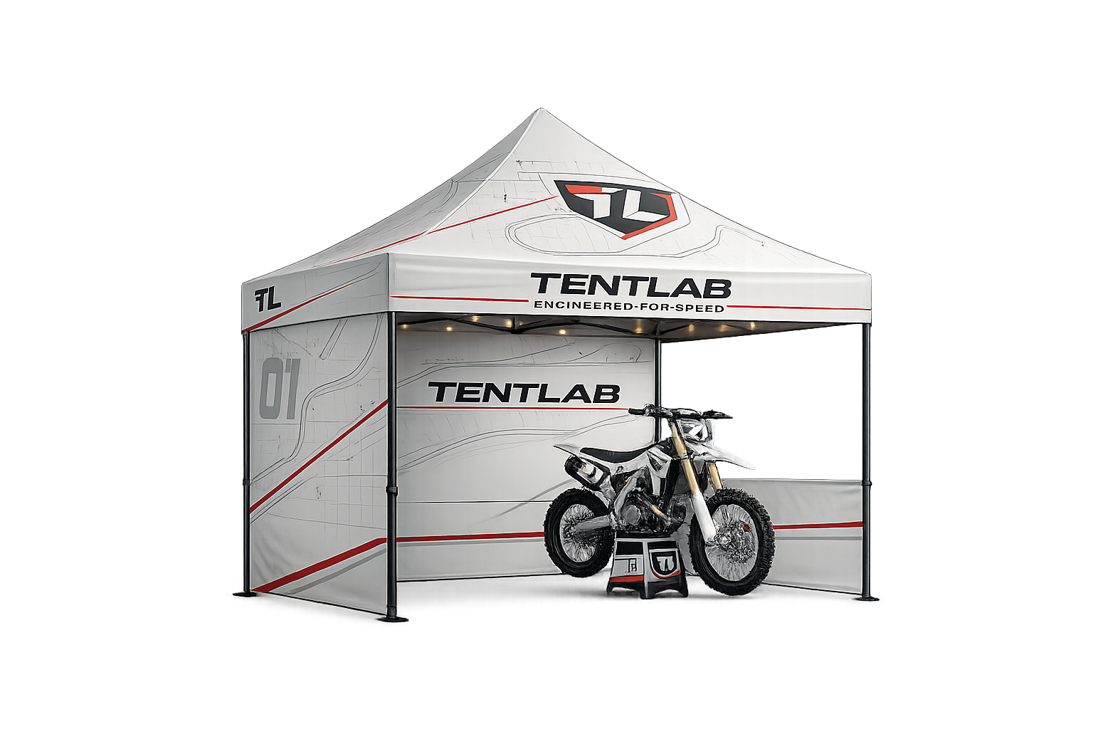 Custom branded tent